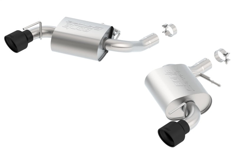 Borla 2016-2018 Chevrolet Camaro SS AT/MT RWD Ceramic Black S-Type Exhaust (w/o NPP) Borla Axle Back