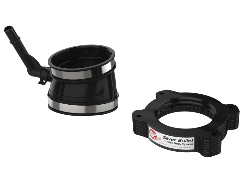 aFe 2020 Vette C8 Silver Bullet Aluminum Throttle Body Spacer / Works With Factory Intake Only - Blk aFe Throttle Body Spacers