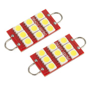 Oracle 44MM 6 LED 3 Chip - Loop Festoon Bulbs (Pair) - White ORACLE Lighting Bulbs
