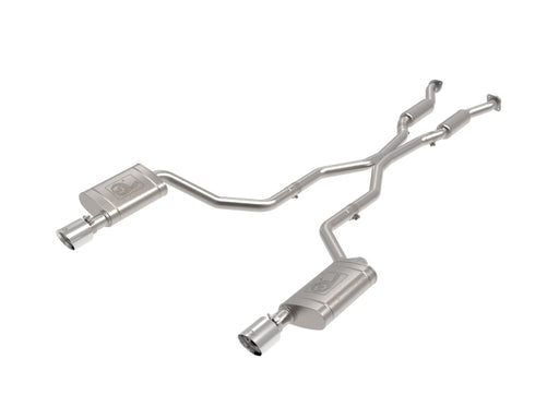 aFe 11-21 Dodge Durango V6-3.6L/V8-5.7L MACH Force-Xp 304 SS Cat-Back Exhaust System w/ Polished Tip aFe Axle Back