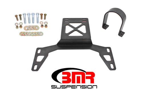 BMR 07-14 Shelby GT500 Front Driveshaft Safety Loop - Black Hammertone BMR Suspension Driveshaft Loops