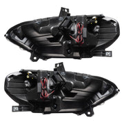 Oracle Lighting 18-23 Ford Mustang Dynamic ColorSHIFT LED Headlights - Black Series ORACLE Lighting Headlights