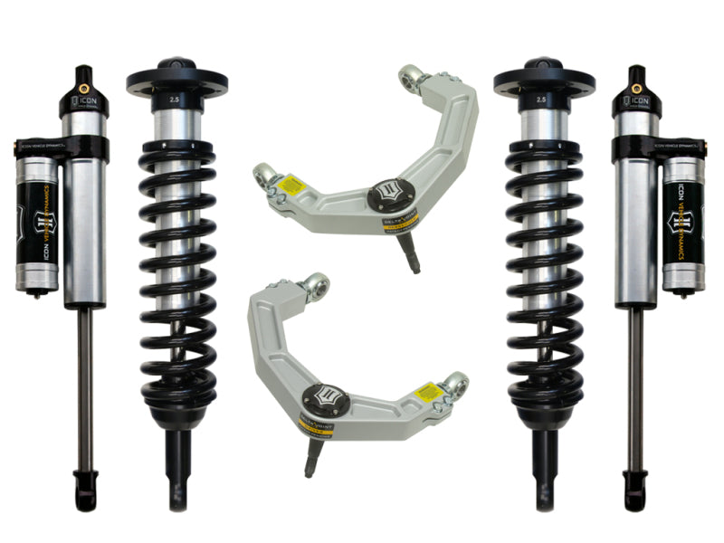 ICON 09-13 Ford F-150 4WD 0-2.63in Stage 3 Suspension System w/Billet Uca ICON Coilovers