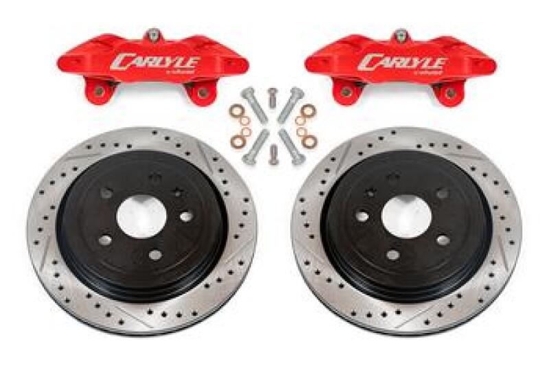 BMR 14-19 Chevrolet Corvette Brake Kit For 15in Conversion Drilled And Slotted Rotors/Red Calipers BMR Suspension Brake Master Cylinder