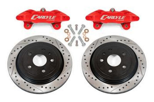 BMR 14-19 Chevrolet Corvette Brake Kit For 15in Conversion Drilled And Slotted Rotors/Red Calipers BMR Suspension Brake Master Cylinder