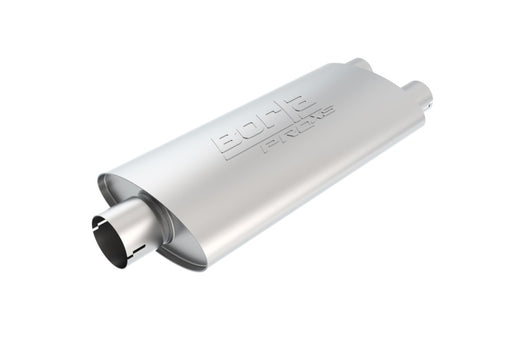 Borla Universal Center/Dual Oval 3in In / 2.5in Out 19in x 4in x 9.5in Notched PRO-XS Muffler Borla Muffler
