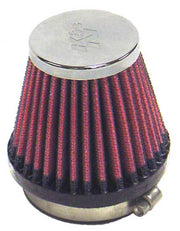 K&N Universal Chrome Filter 2.125 in Flange ID / 3in Base OD / 2in Top OD / 2.75in Height K&N Engineering Air Filters - Universal Fit