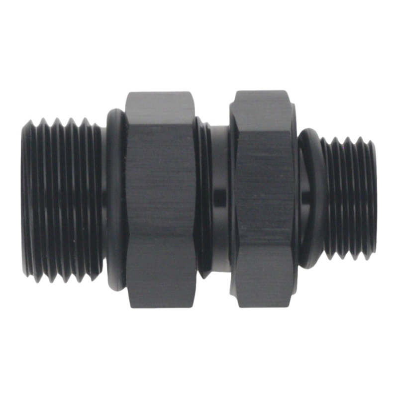 DeatschWerks 6AN ORB Male to 8AN ORB Male Swivel Adapter - Anodized Matte Black DeatschWerks Fittings