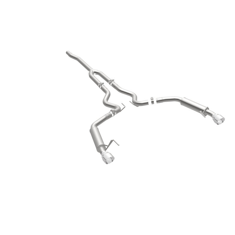 MagnaFlow Cat-Back 15-16 Ford Mustang 2.3L L4 Competition SS 3in Dual Split Rear 4.5in Black Tips Magnaflow Catback