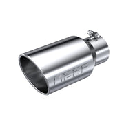 MBRP Universal Tip 6 O.D. Angled Rolled End 4 inlet 12 length MBRP Steel Tubing