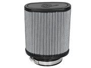 aFe Magnum FLOW Pro DRY S Universal Air Filter 3.5in Flange 5.75x5in Base 6x2.75in Top 6.5in Height aFe Air Filters - Universal Fit