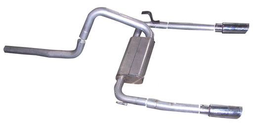 Gibson 98-02 Chevrolet Camaro Z28 5.7L 3in Cat-Back Dual Exhaust - Aluminized Gibson Catback