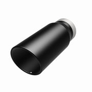 MagnaFlow Tip Stainless Black Coated Single Wall Round Single Outlet 5in Dia 4in Inlet 13in L Magnaflow Catalytic Converter Universal