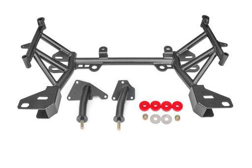 BMR 93-02 4th Gen F-Body K-Member LT1 Motor Mounts Standard Rack Mounts Black Hammertone BMR Suspension Engine Mounts