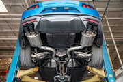 Corsa 2024-2025 Ford Mustang V8 5.0L 3in Axle-Back Exhaust System w/ Twin 4in Black Straight Tips CORSA Performance Axle Back