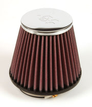 K&N Universal Chrome Filter 2.875in Flange ID / 5.188 Base OD / 3.5in Top OD / 4.438in Height K&N Engineering Air Filters - Universal Fit