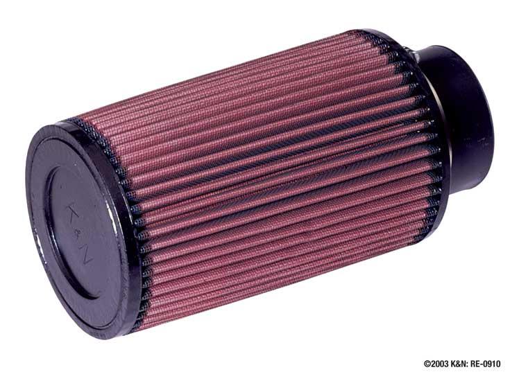 K&N Universal Rubber Filter 3inch FLG / 5inch OD-B / 4-5/8inch OD-T / 8inch H K&N Engineering Air Filters - Universal Fit