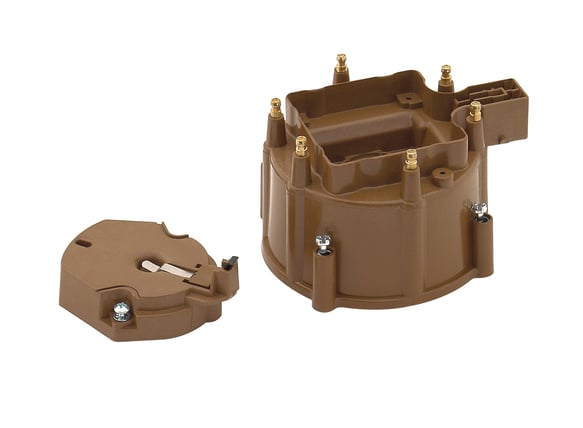 ACCEL Distributor Cap & Rotor Kit - HEI Style - Brown 8129