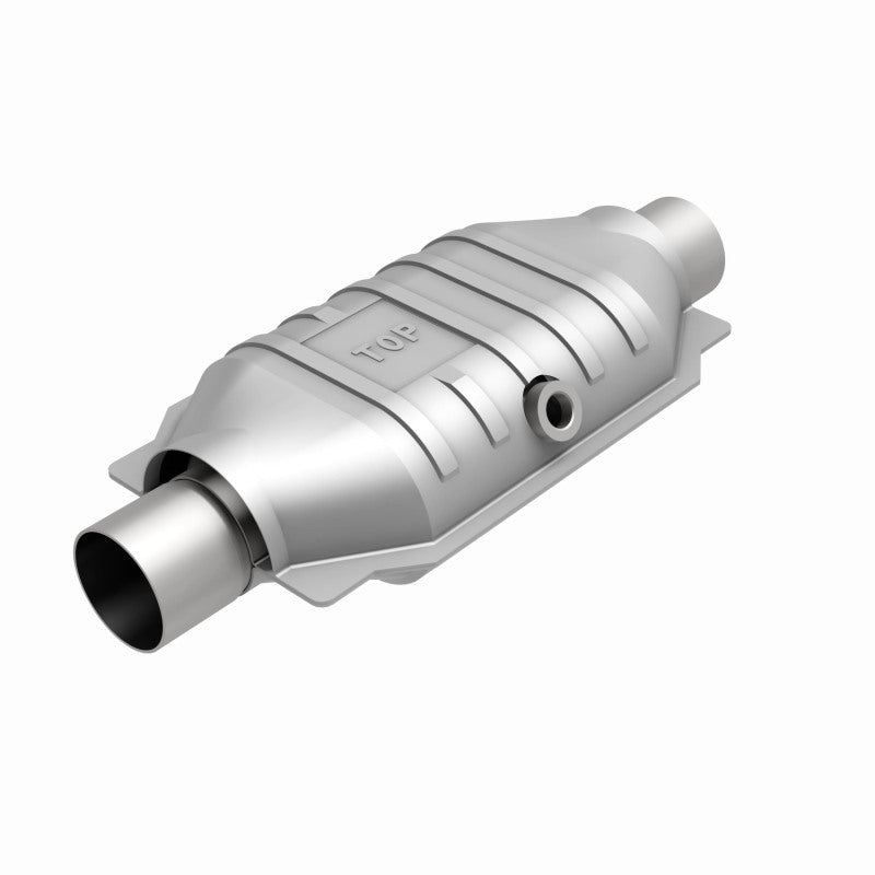 MagnaFlow Universal Catalytic Converter 2.5 Midbed O2 CA OBDII Ul Magnaflow Catalytic Converter Universal
