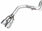 AWE 2024 Ford Mustang Dark Horse S650 RWD Track Edition Cat-Back Exhaust w/ Quad Chrome Silver Tips AWE Tuning Catback