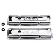 Edelbrock Valve Cover Signature Series Chevrolet 1959-1986 262-400 CI V8 Low Chrome Edelbrock Valve Covers