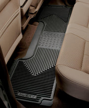 Husky Liners 08-10 Ford F-250/F-350/F-450 SuperDuty Heavy Duty Black Front Floor Mats Husky Liners Floor Mats - Rubber