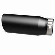 MagnaFlow Tip Stainless Black Coated Single Double Round Single Outlet 5in Dia 4in Inlet 13in L Magnaflow Catalytic Converter Universal