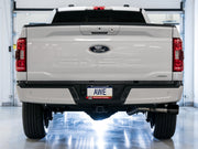 AWE 21+ Ford F150 Dual Side Exit Cat-Back Exhaust - 4.5in Diamond Black Tips *For Stock Y-Pipe Only AWE Tuning Catback