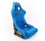 NRG FRP Bucket Seat ULTRA Edition - Large (Blue Alcantara/Gold Glitter Back) NRG Race Seats