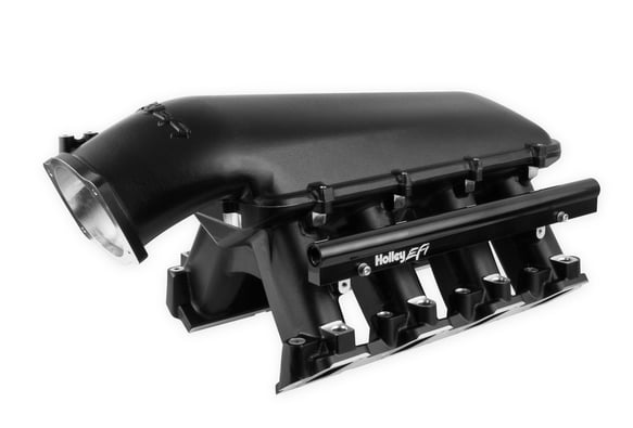 Holley LS Hi-Ram EFI Manifold- Black GM LS7 300-125BK HOLLEY Autoparts