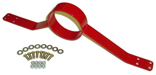 BMR 79-03 Fox Mustang Driveshaft Safety Loop - Red BMR Suspension Driveshaft Loops