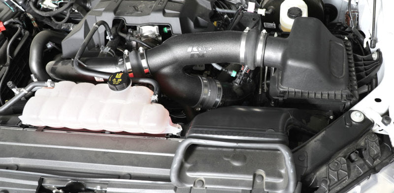 K&N 18-19 Ford F-150 EcoBoost V6-3.5L F/I Performance Air Intake System K&N Engineering Cold Air Intakes