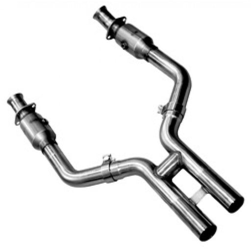 Kooks 05-10 Ford Mustang GT 4.6L 3V Auto/Manual 2 1/2in x 2 1/2in OEM Cat H Pipe Kooks HDR Req Kooks Headers H Pipes