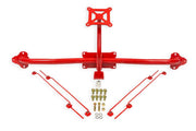 BMR 14-19 Chevrolet Corvette C7 Bolt-On Parachute Mount - Red BMR Suspension Brackets