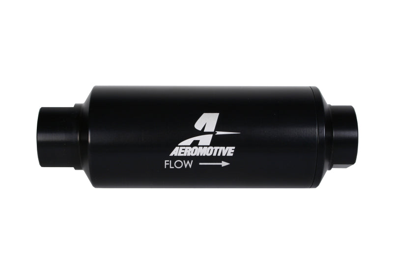 Aeromotive In-Line Marine Filter - AN-12 - 40 Micron SS Element - Black Hardcoat Finish Aeromotive Fuel Filters