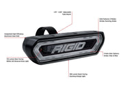 Rigid Industries Chase Tail Light Kit w/ Mounting Bracket - Red Rigid Industries Tail Lights