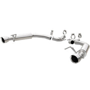 MagnaFlow Axle Back, SS, 2.5in, Competition, Dual Split Polish 4.5in Tip 2015 Ford Mustang Ecoboost Magnaflow Axle Back