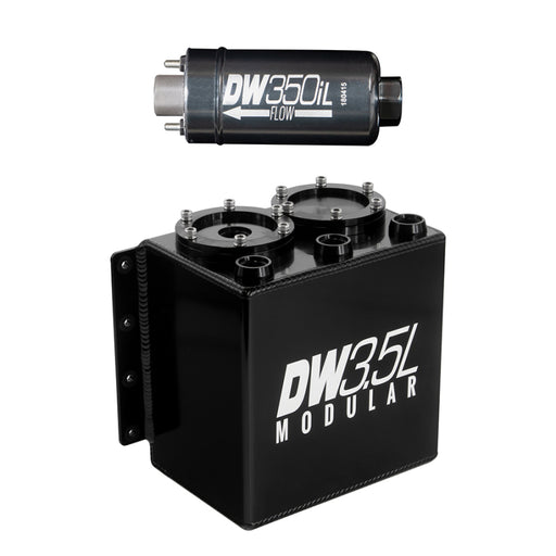 DeatschWerks 3.5L Modular Surge Tank (Incl. 1 DW350iL In-Line Fuel Pump) DeatschWerks Surge Tanks