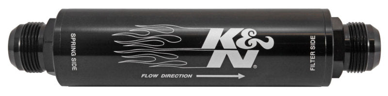 K&N 2in OD x 9in L 16AN 74 Micron In-Line Fuel/Oil Filter K&N Engineering Fuel Filters