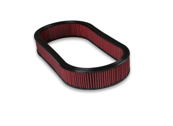Oval Red Washable Gauze Filter 120-409 HOLLEY Autoparts
