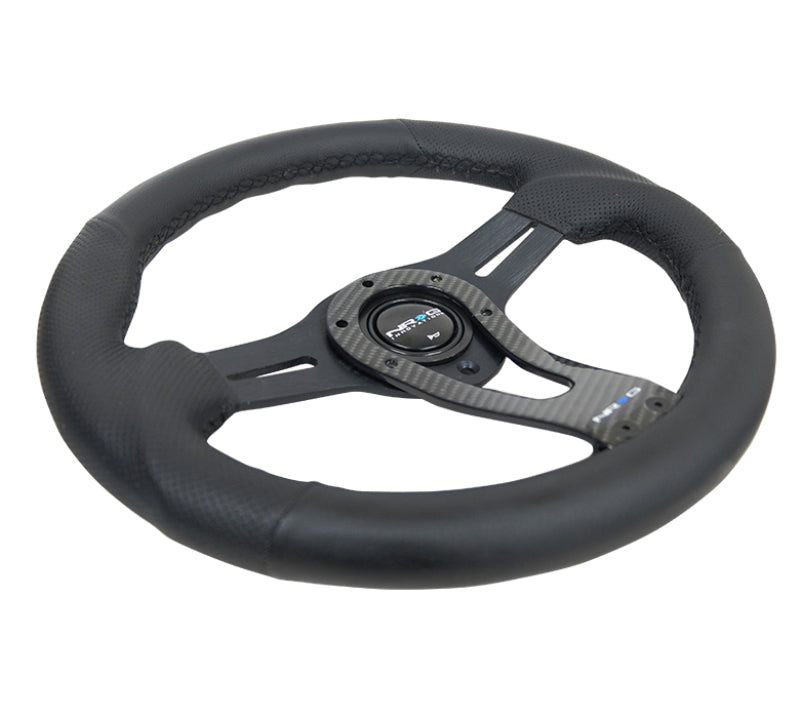 NRG Reinforced Steering Wheel (320mm) w/Carbon Center Spoke NRG Steering Wheels