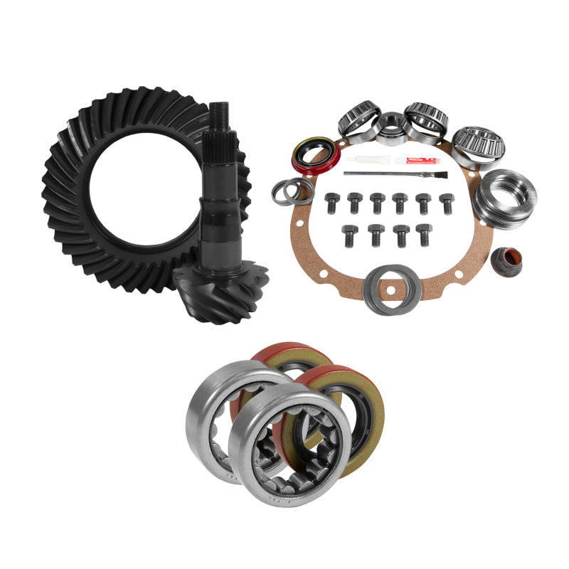 Yukon Gear 8.8in Ford 3.27 Rear Ring & Pinion Install Kit 2.25in OD Axle Bearings and Seals Yukon Gear & Axle Differential Install Kits