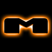 ORACLE Lighting Universal Illuminated LED Letter Badges - Matte Blk Surface Finish - M ORACLE Lighting Light Accessories and Wiring
