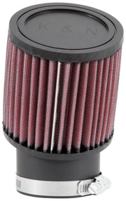 K&N Filter Universal Rubber Round Straight Filter 20 Deg Angled 2-7/16in Flange 3-3/4in OD 4in H K&N Engineering Air Filters - Universal Fit