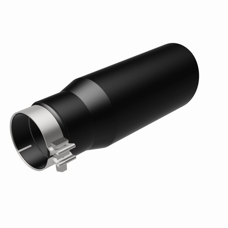 MagnaFlow Tip Stainless Black Coated Single Wall Round Single Outlet 5in Dia 3.5in Inlet 14.5in L Magnaflow Catalytic Converter Universal