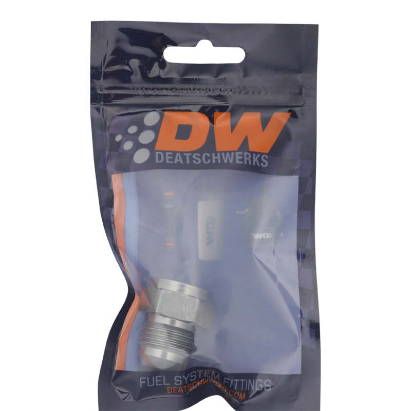 DeatschWerks 6AN Female Flare to 10AN Male Flare Expander - Anodized DW Titanium DeatschWerks Fittings