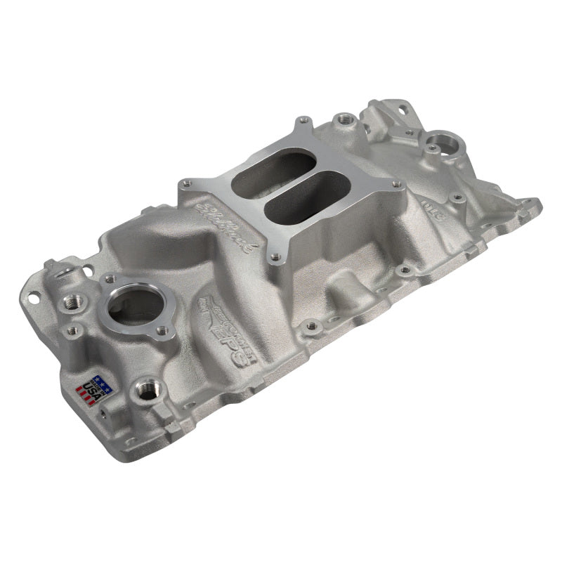 Edelbrock SBC Performer Eps Manifold Edelbrock Intake Manifolds