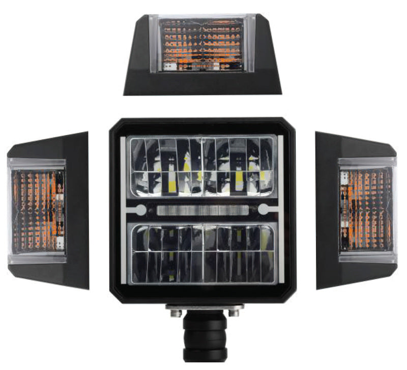 Oracle Lighting Multifunction LED Plow Headlight with Heated Lens 5700K ORACLE Lighting Headlights