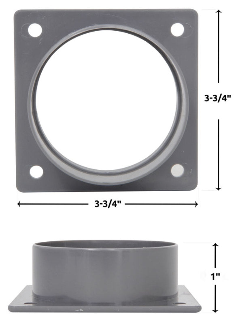 Spectre Air Duct/Intake Tube Mounting Plate 3in. Outlet Spectre Air Intake Components