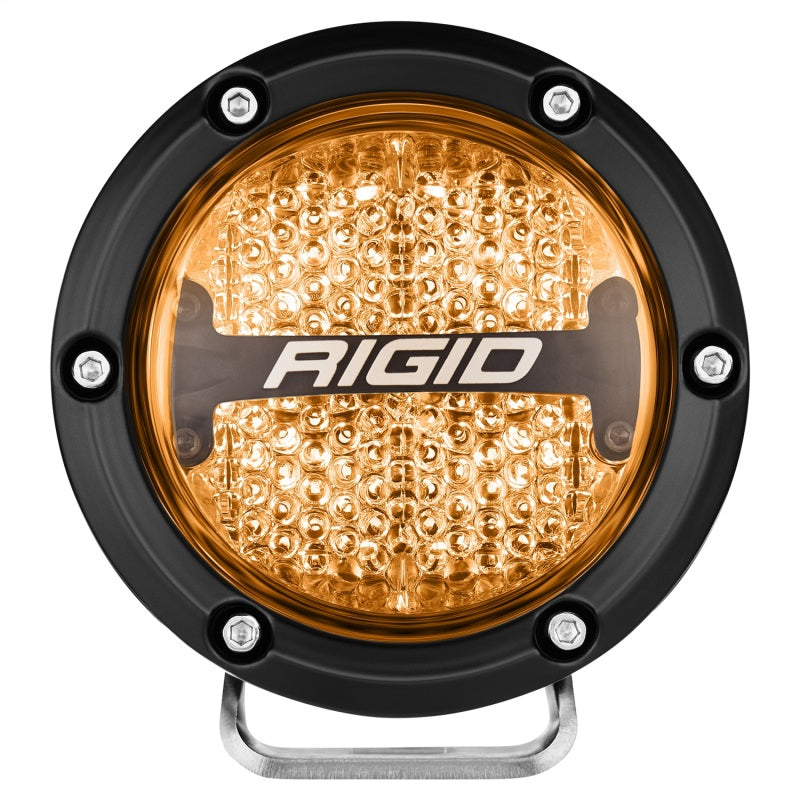Rigid Industries 360-Series 4in LED Off-Road Diffused Beam - RGBW Backlight (Pair) Rigid Industries Light Bars & Cubes